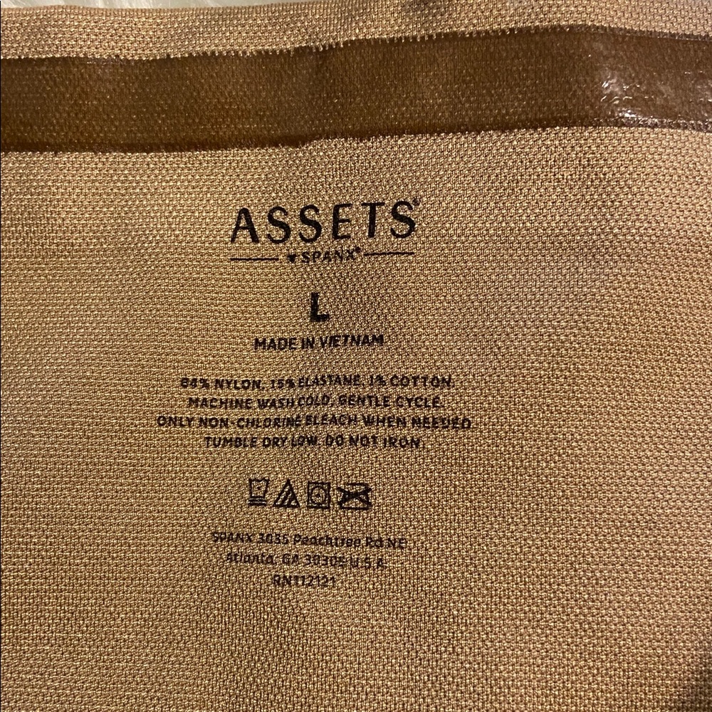 SPANX by Assets ' Brown Shape-wear size L excellent condition - Picture 7 of 8
